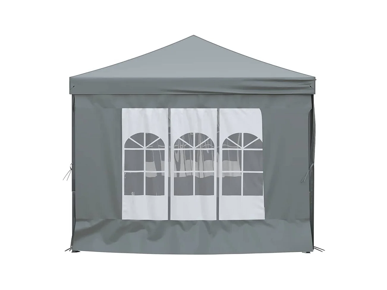 Carpa de recepción plegable con paredes Antracita 3x6 m