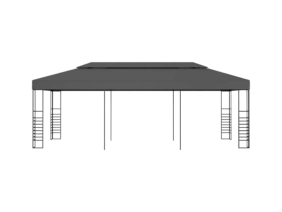 Tuinprieel 3 x 6 m Antraciet