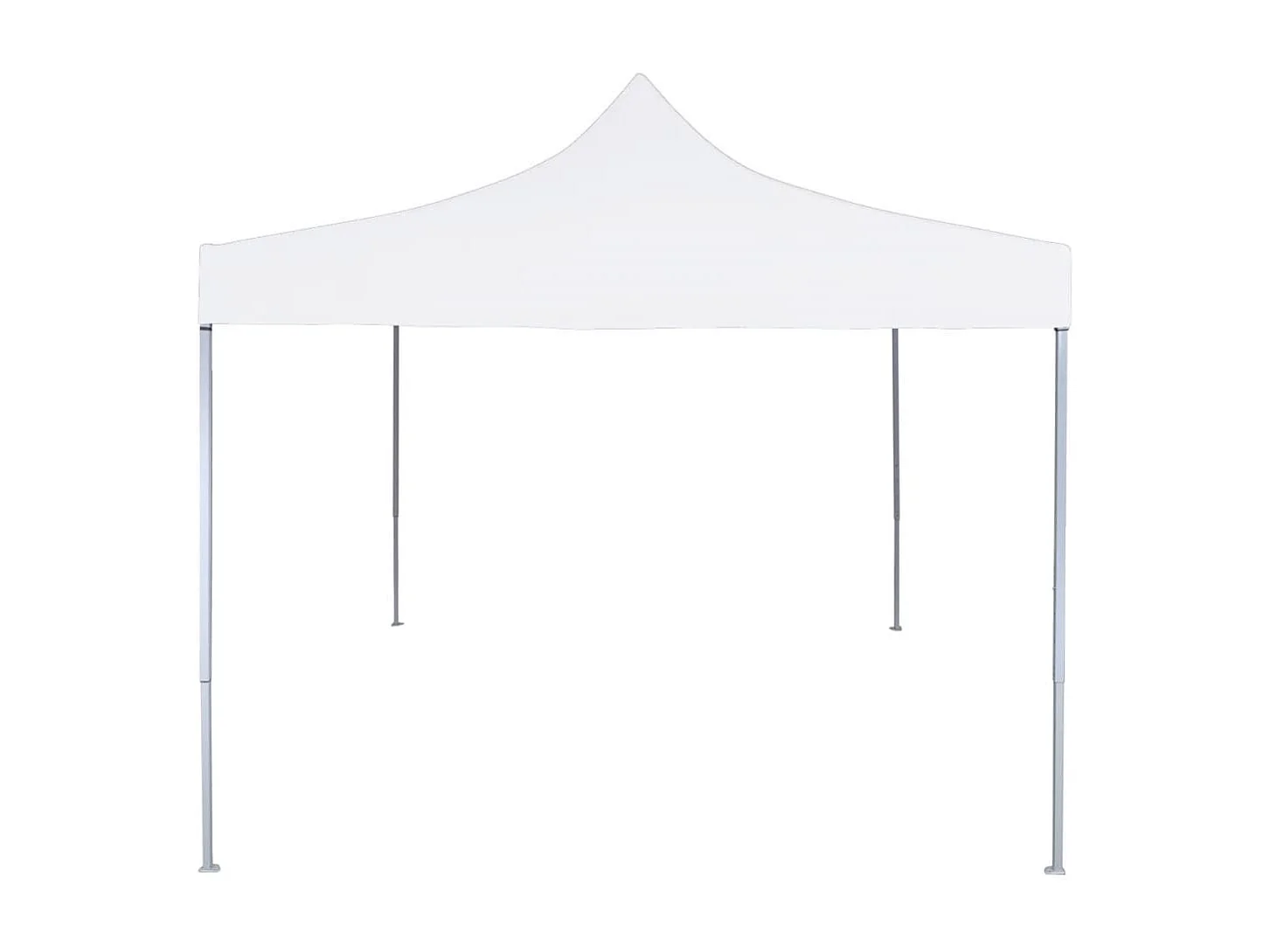 Carpa de recepción plegable profesional 2x2 m Acero Blanco
