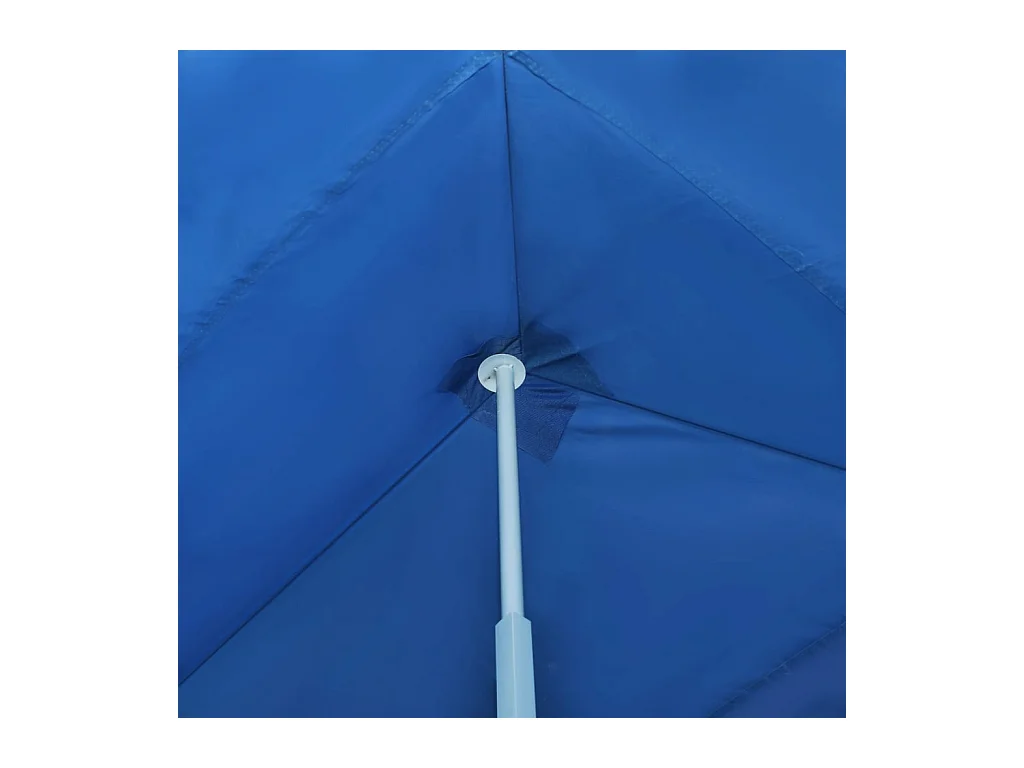 Tenda pieghevole per ricevimenti a 5 pareti 3x9 m Blu