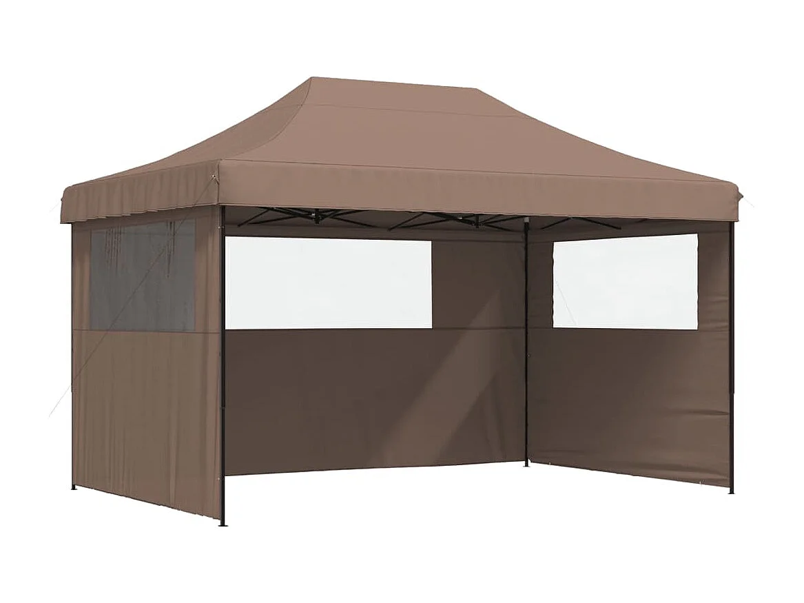 Tenda pieghevole pop-up per feste con 3 pareti laterali