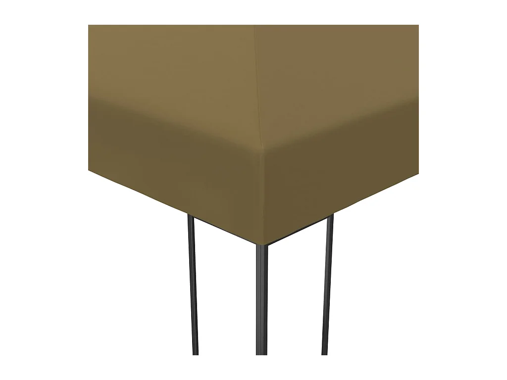 Marquesina 3x4 m Taupe 180 g/m²