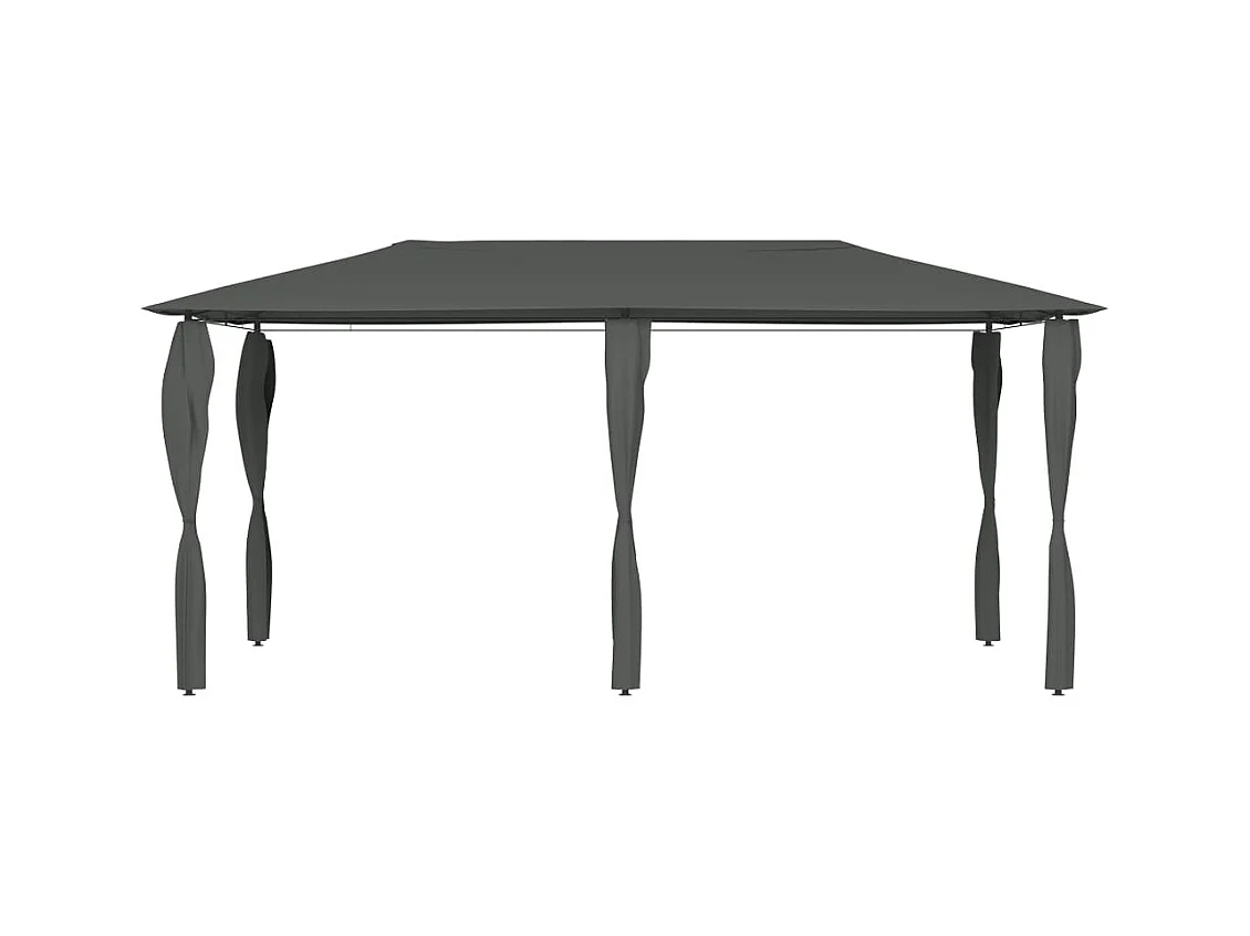 Pavillon mit Pfostenbespannung 2,98x5,3x2,59 m 160 g/m²