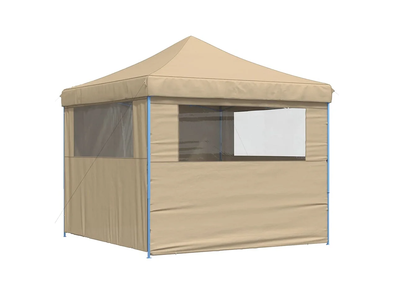 Carpa de recepción plegable emergente con 4 paredes laterales