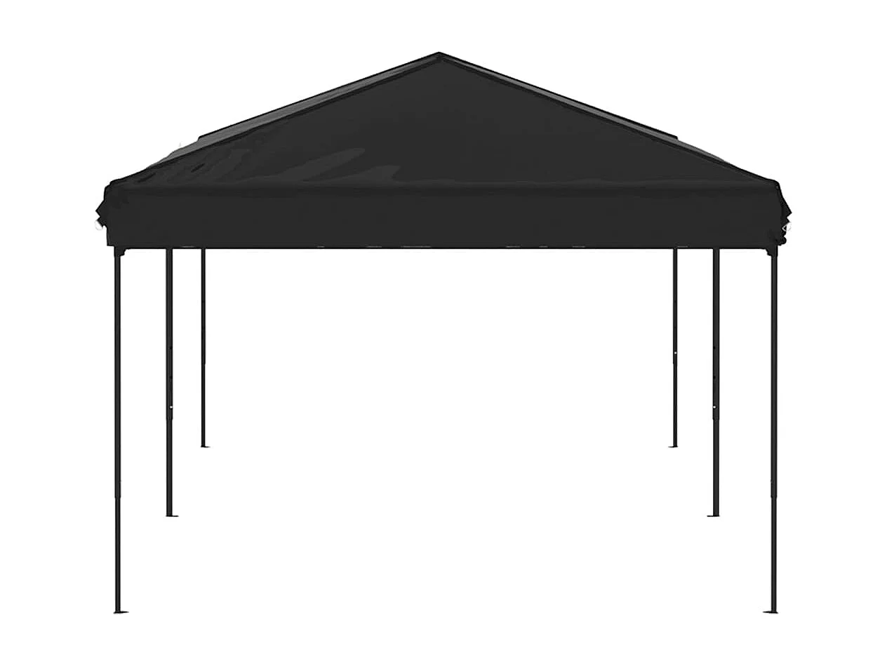 Tenda pieghevole per ricevimenti nera 3x6 m