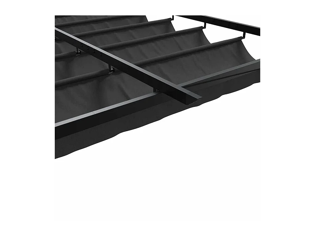 Gazebo mural Anthracite Acier