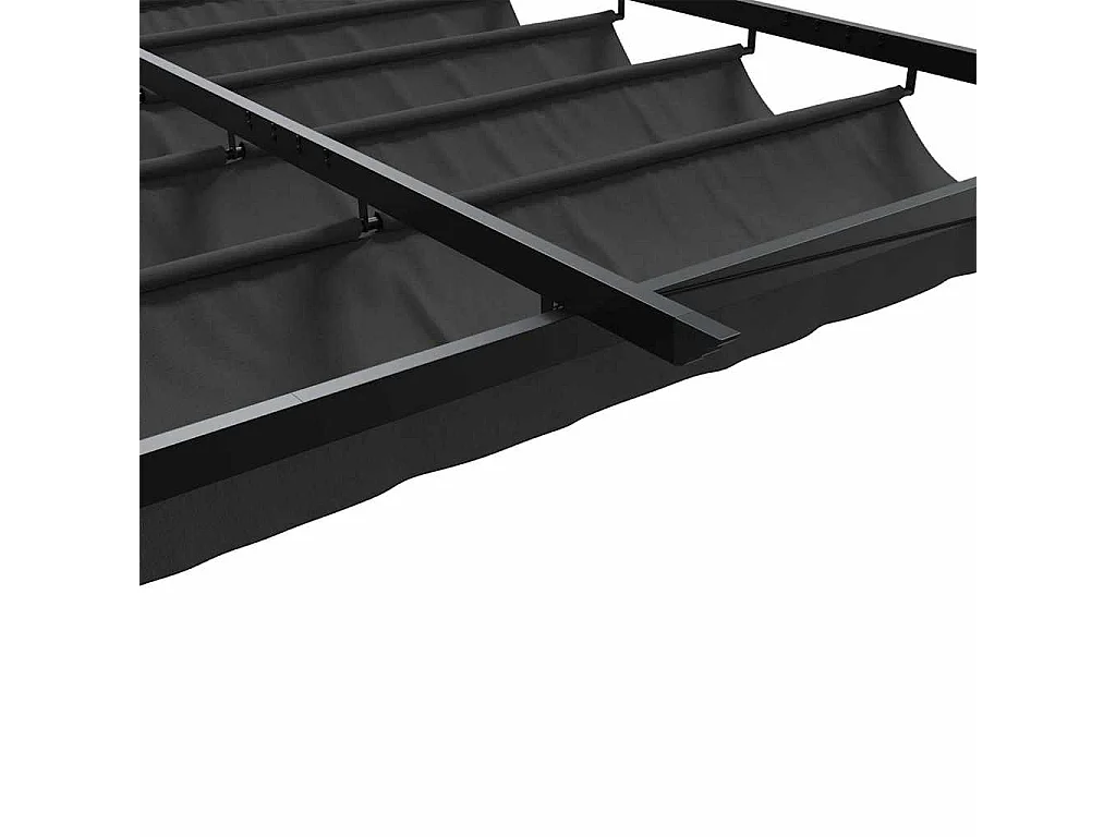 Gazebo mural Anthracite Acier