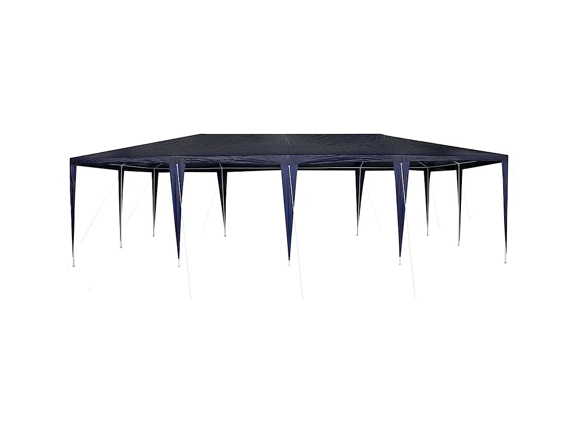 Tenda per feste blu e bianca 800 x 400 x 266 cm