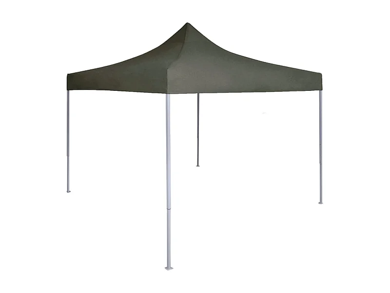 Professionele opvouwbare ontvangsttent 2x2 m Antraciet staal