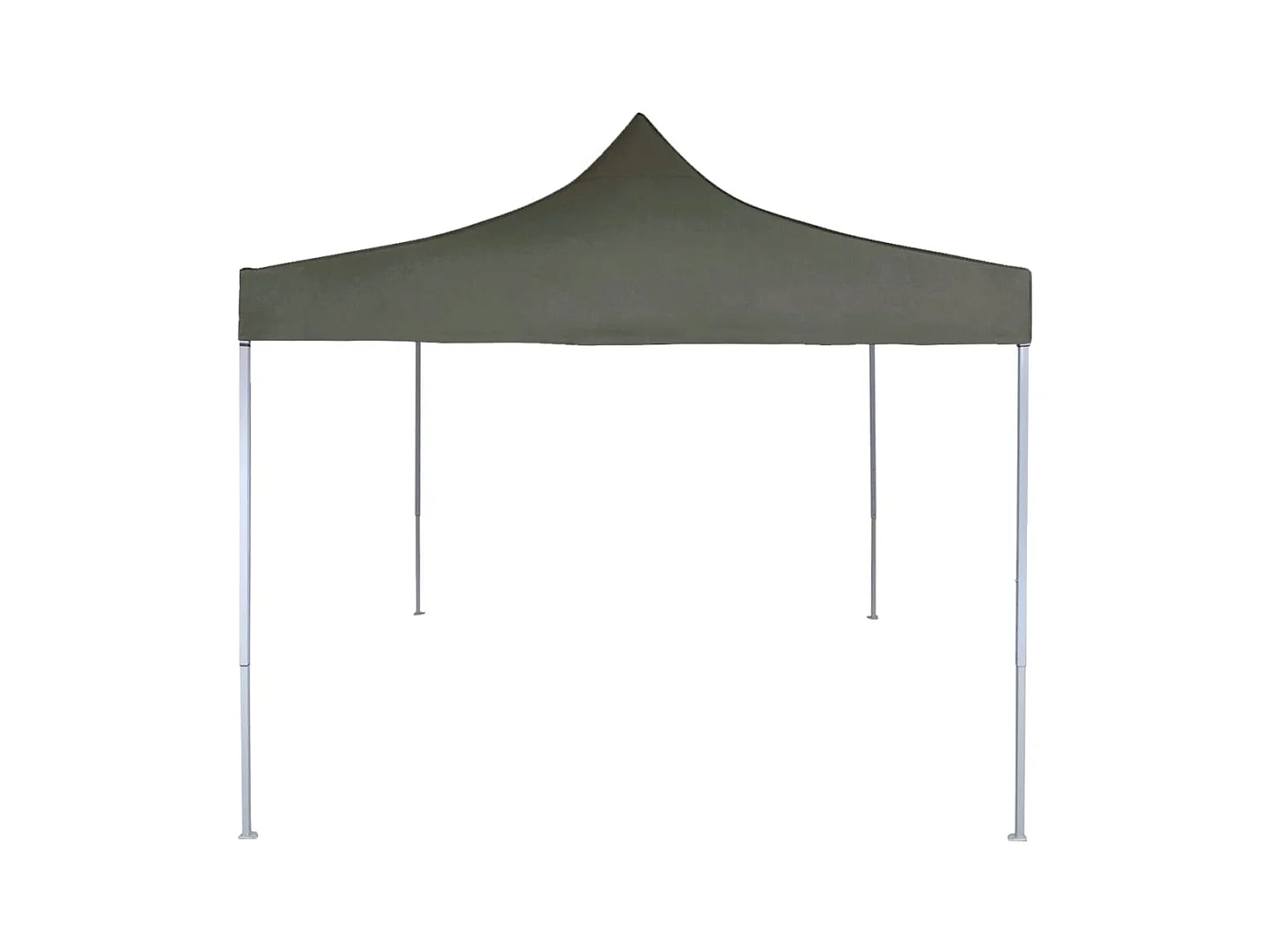 Professionele opvouwbare ontvangsttent 2x2 m Antraciet staal