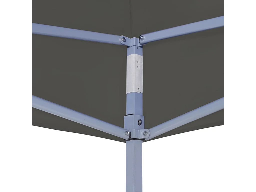 Tenda pieghevole professionale per ricevimenti 2x2 m Acciaio antracite