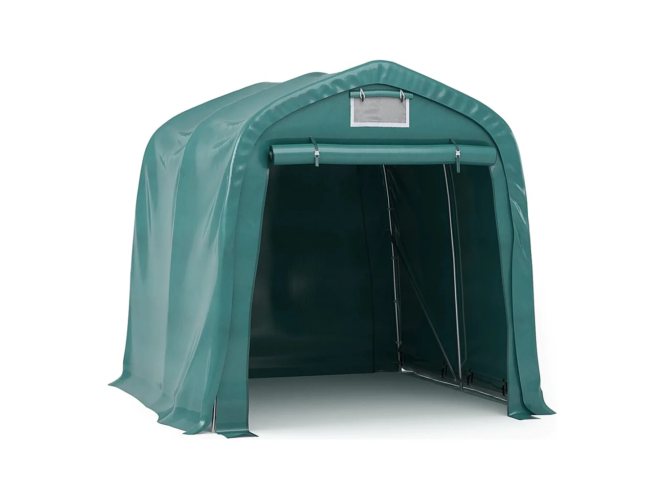 Carpa garaje PVC 2,4x2,4 m Verde