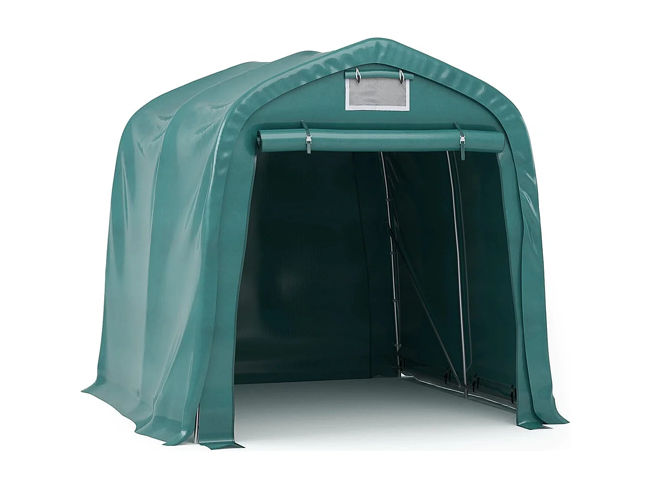Tenda da garage in PVC 2,4x2,4 m Verde