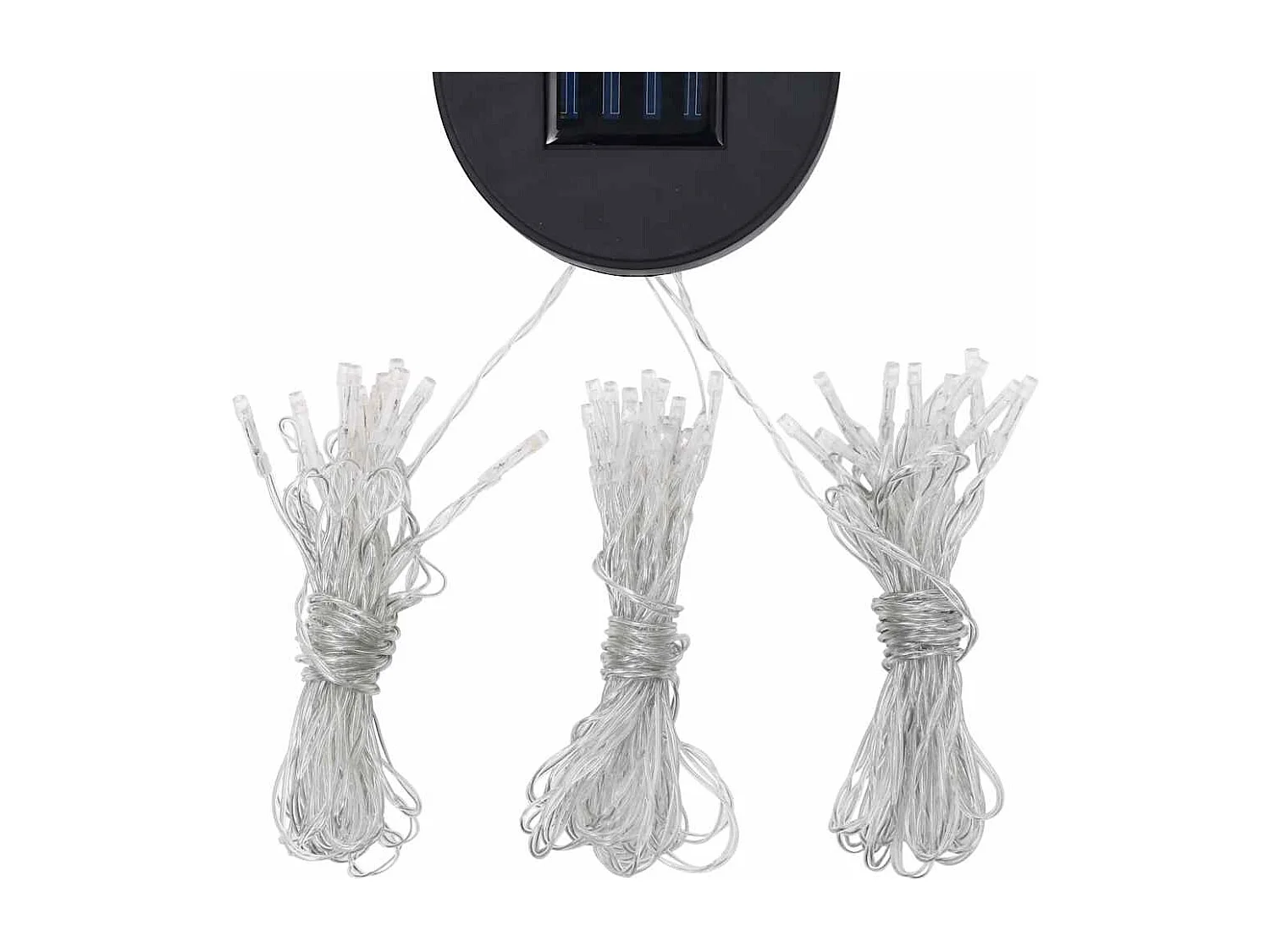 Gazebo con tenda e ghirlanda luminosa a LED 4x3 m Tortora