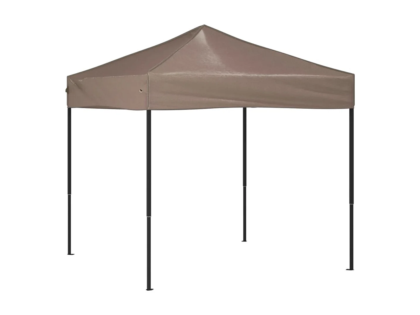 Carpa de recepción plegable Taupe 2x2 m