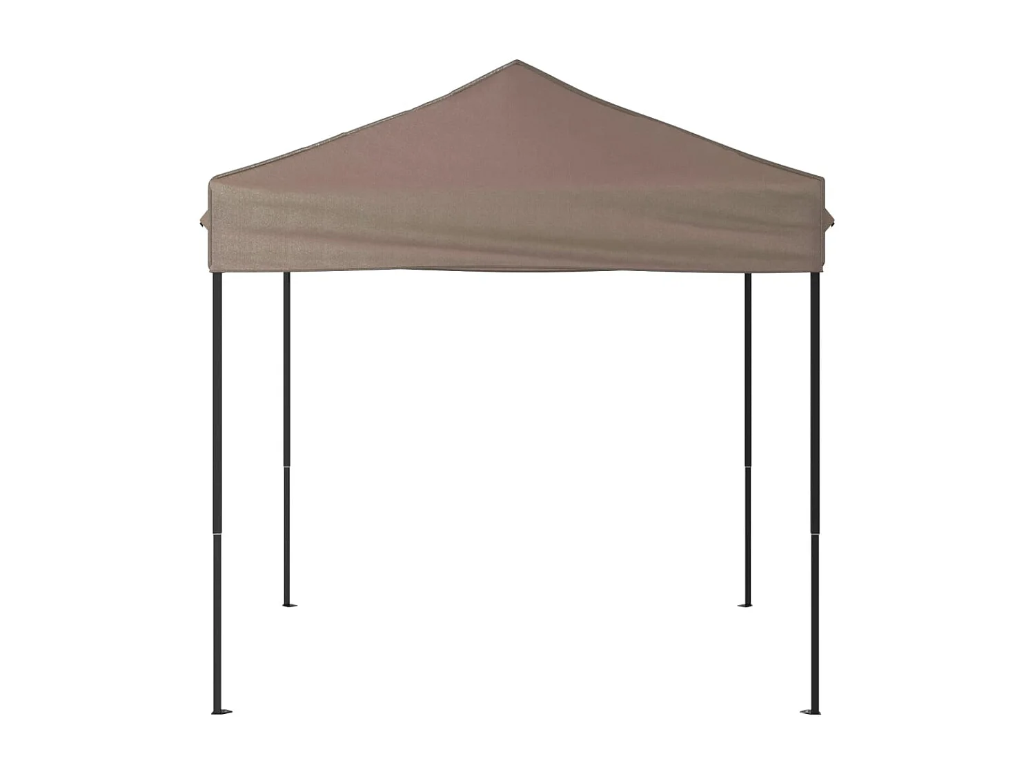 Carpa de recepción plegable Taupe 2x2 m