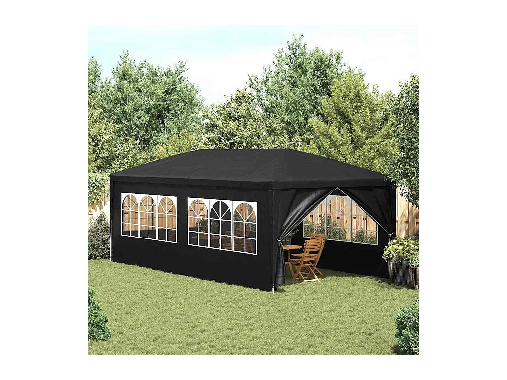 Carpa de recepción antracita de 3x6 m