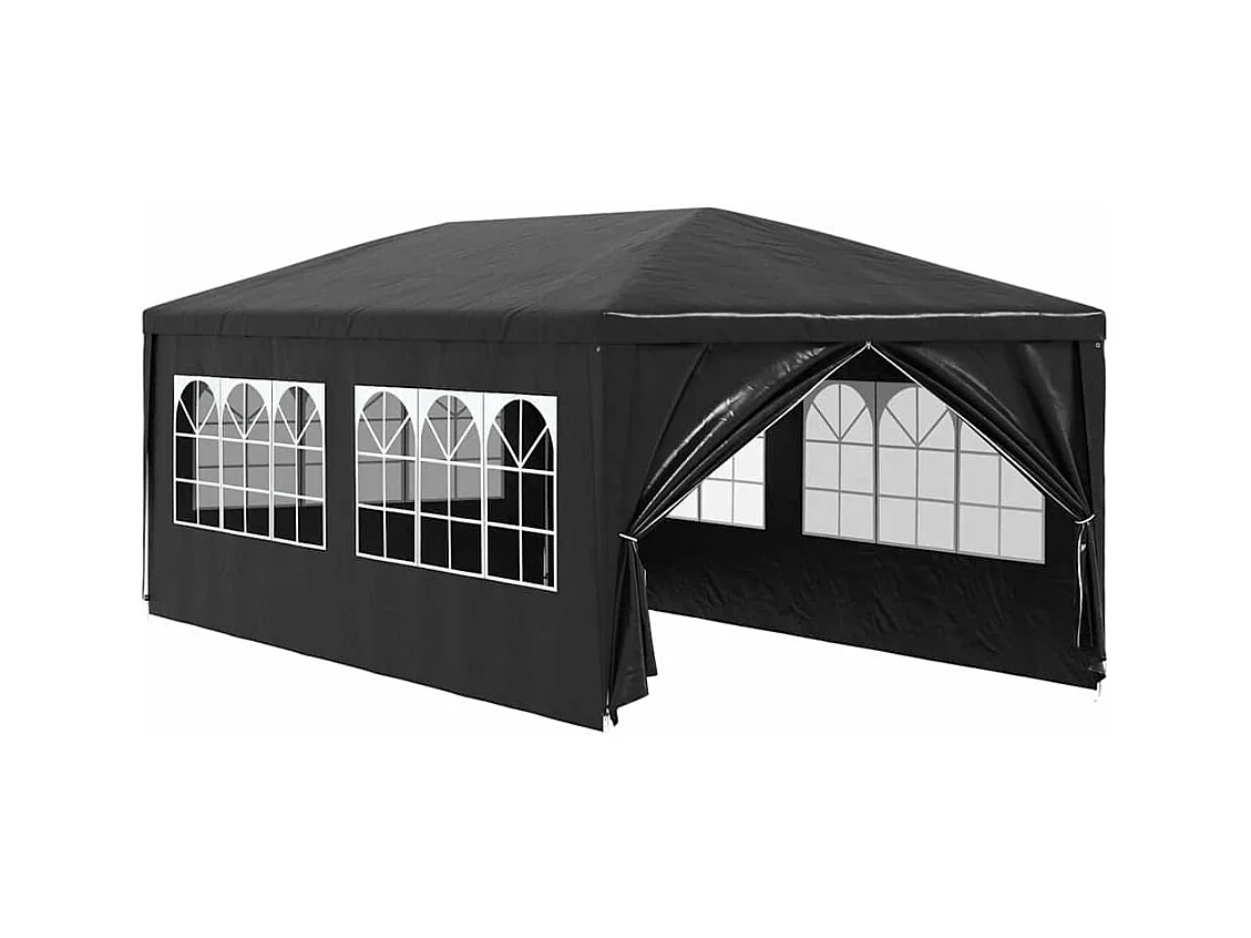 Carpa de recepción antracita de 3x6 m