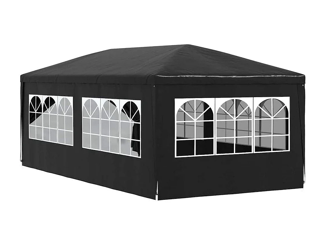 Carpa de recepción antracita de 3x6 m