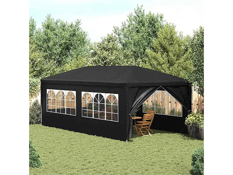 Tenda per ricevimenti antracite 3x6 m