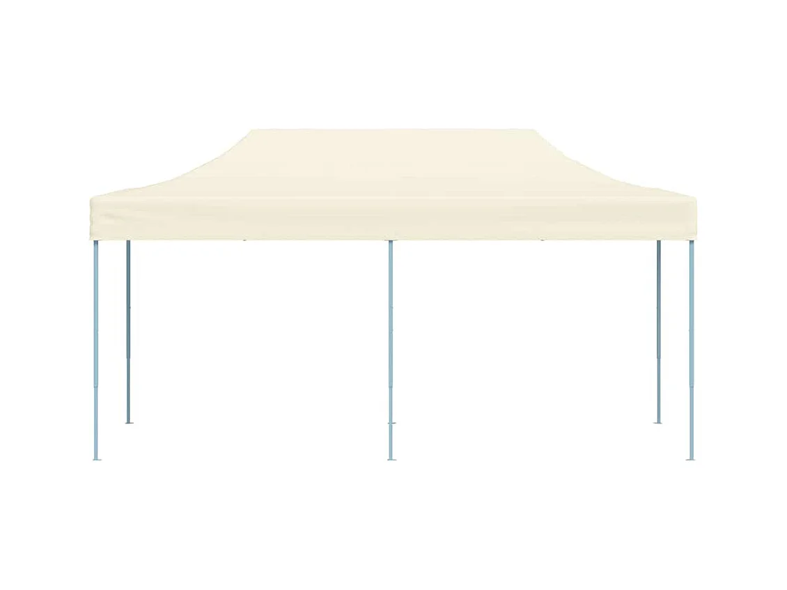 Tienda plegable 3 x 6 m Blanco crema