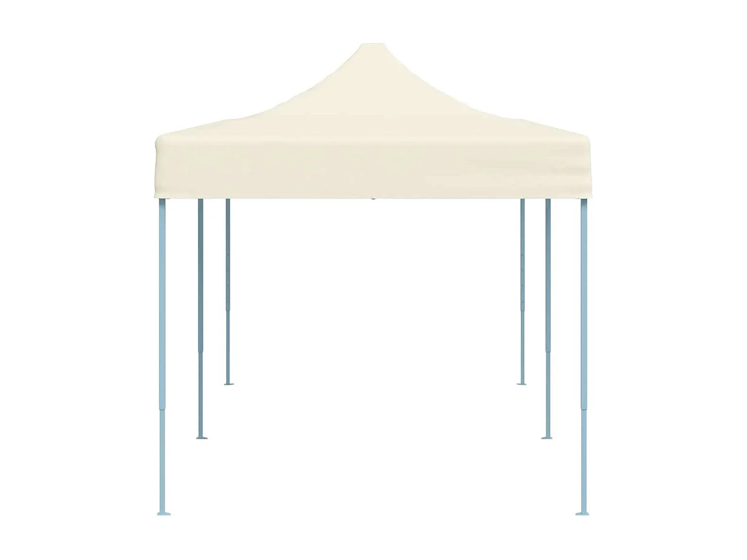 Tienda plegable 3 x 6 m Blanco crema