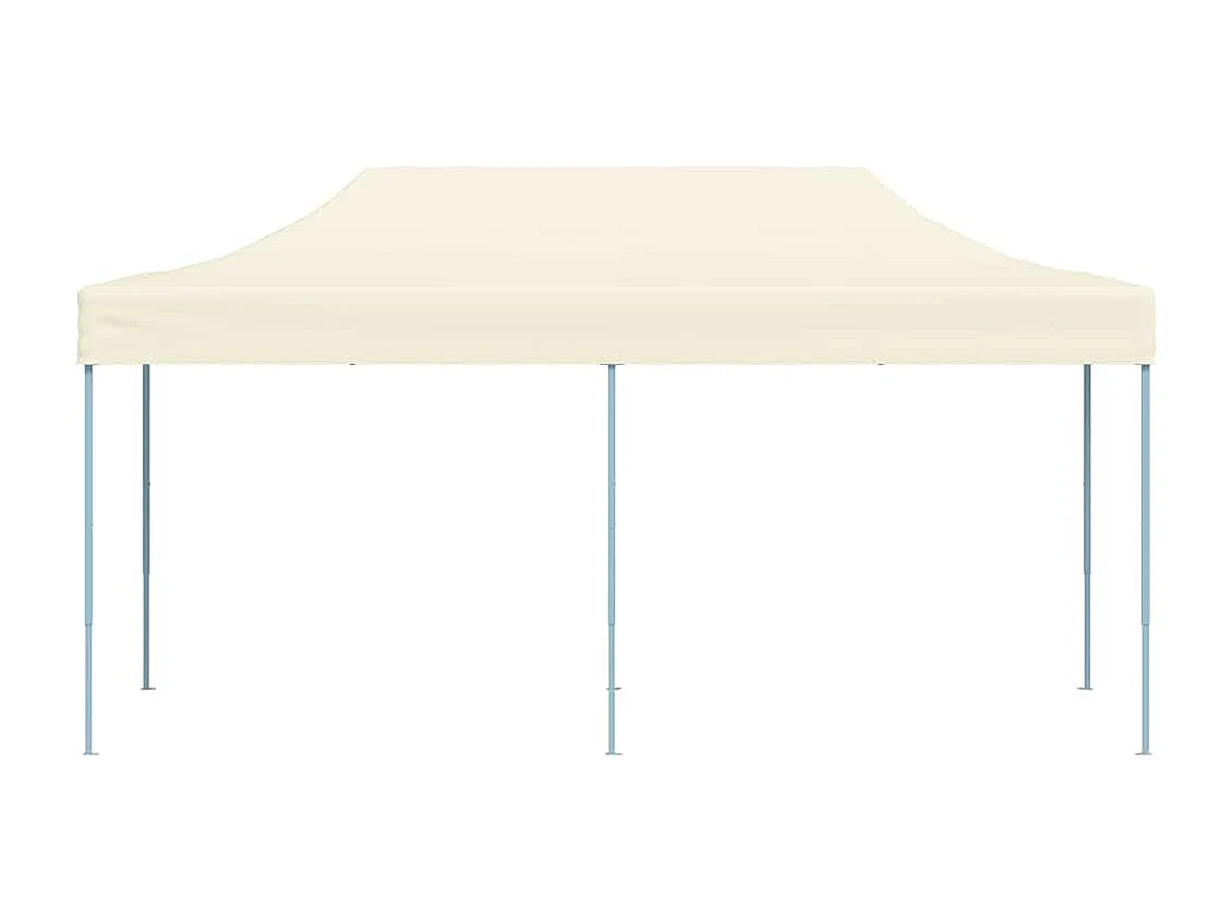 Tenda pieghevole 3 x 6 m Bianco crema
