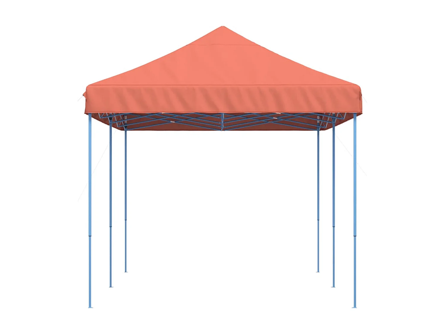Tenda da ricevimento pieghevole retrattile in terracotta 580x292x315 cm