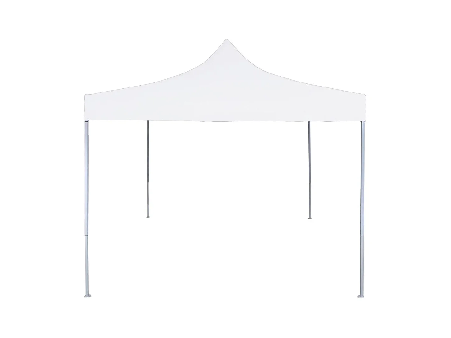 Carpa de recepción plegable profesional 3x3 m Acero Blanco
