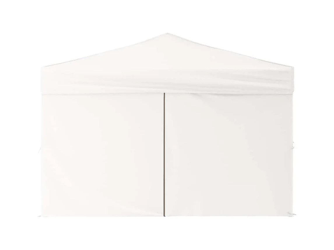 Carpa de recepción plegable con paredes Blanca 3x3 m