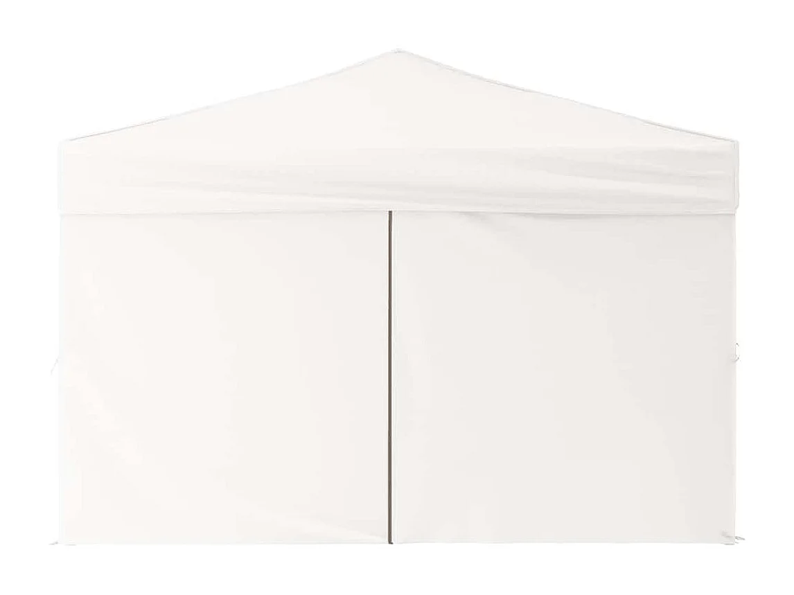 Carpa de recepción plegable con paredes Blanca 3x3 m
