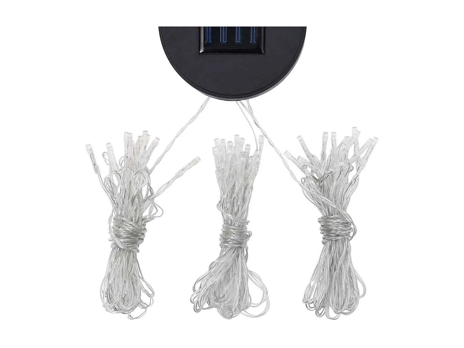 Cenador con doble techo y luces LED 3x4 m Antracita