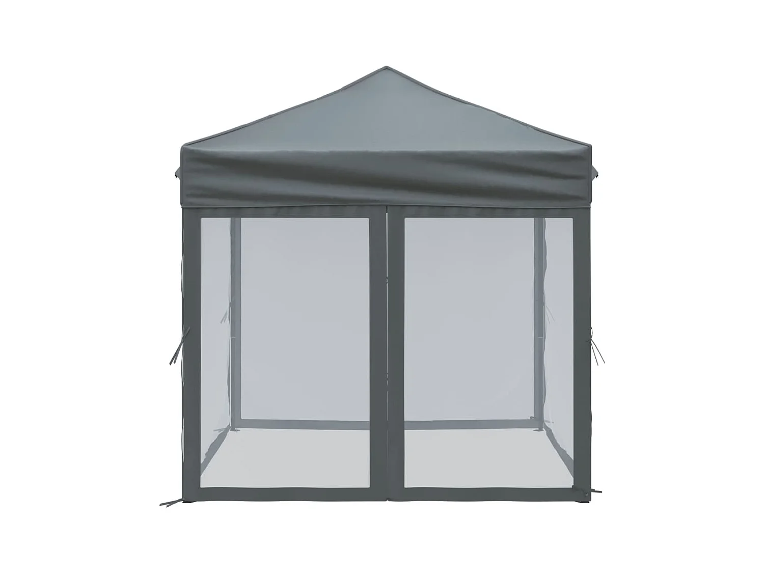Carpa de recepción plegable con paredes Antracita 2x2 m