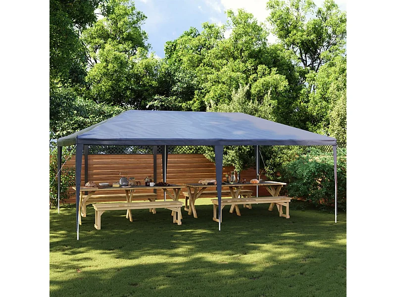 4x6 m blauwe ontvangsttent