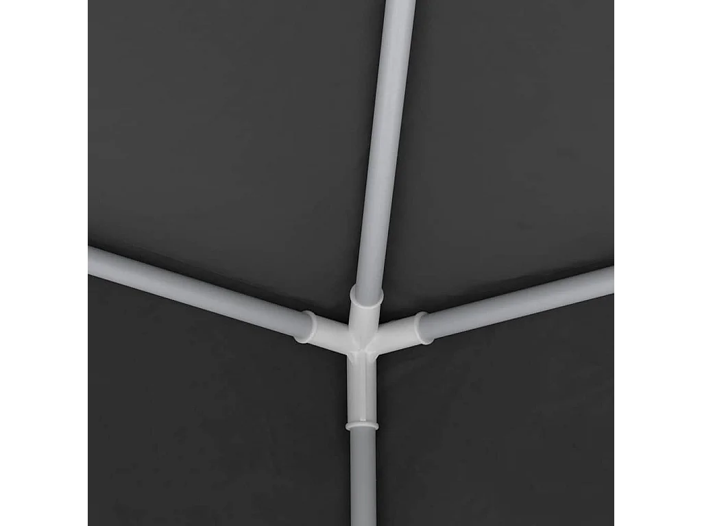 Carpa de recepción y paredes laterales 4x6 m Antracita 90 g/m²