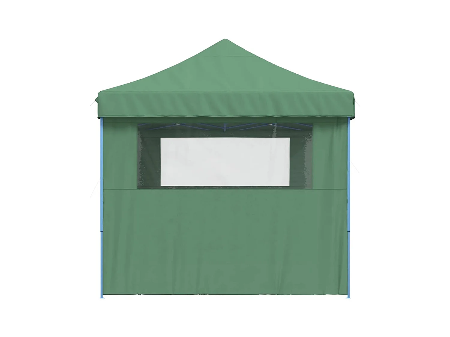 Carpa de recepción plegable emergente de 3 lados verde