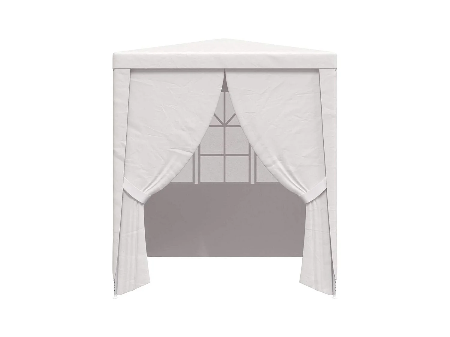 Carpa de recepción con paredes laterales 2,5x2,5m Blanco 90 g/m²