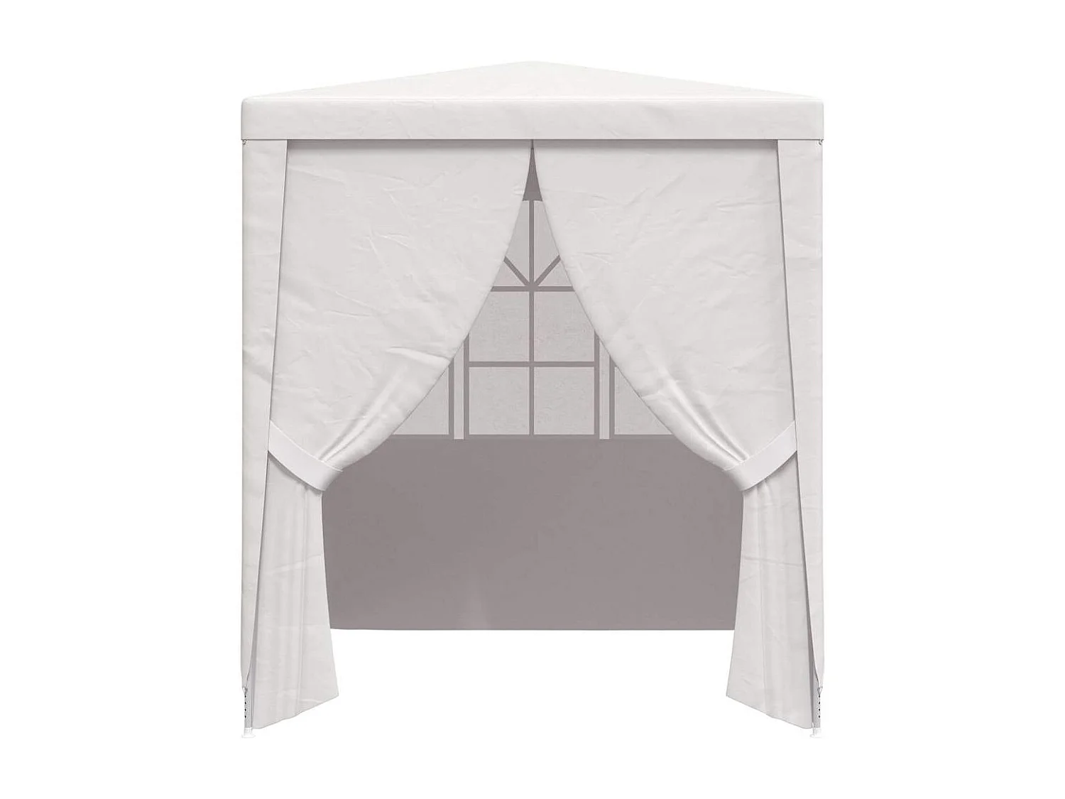 Carpa de recepción con paredes laterales 2,5x2,5m Blanco 90 g/m²