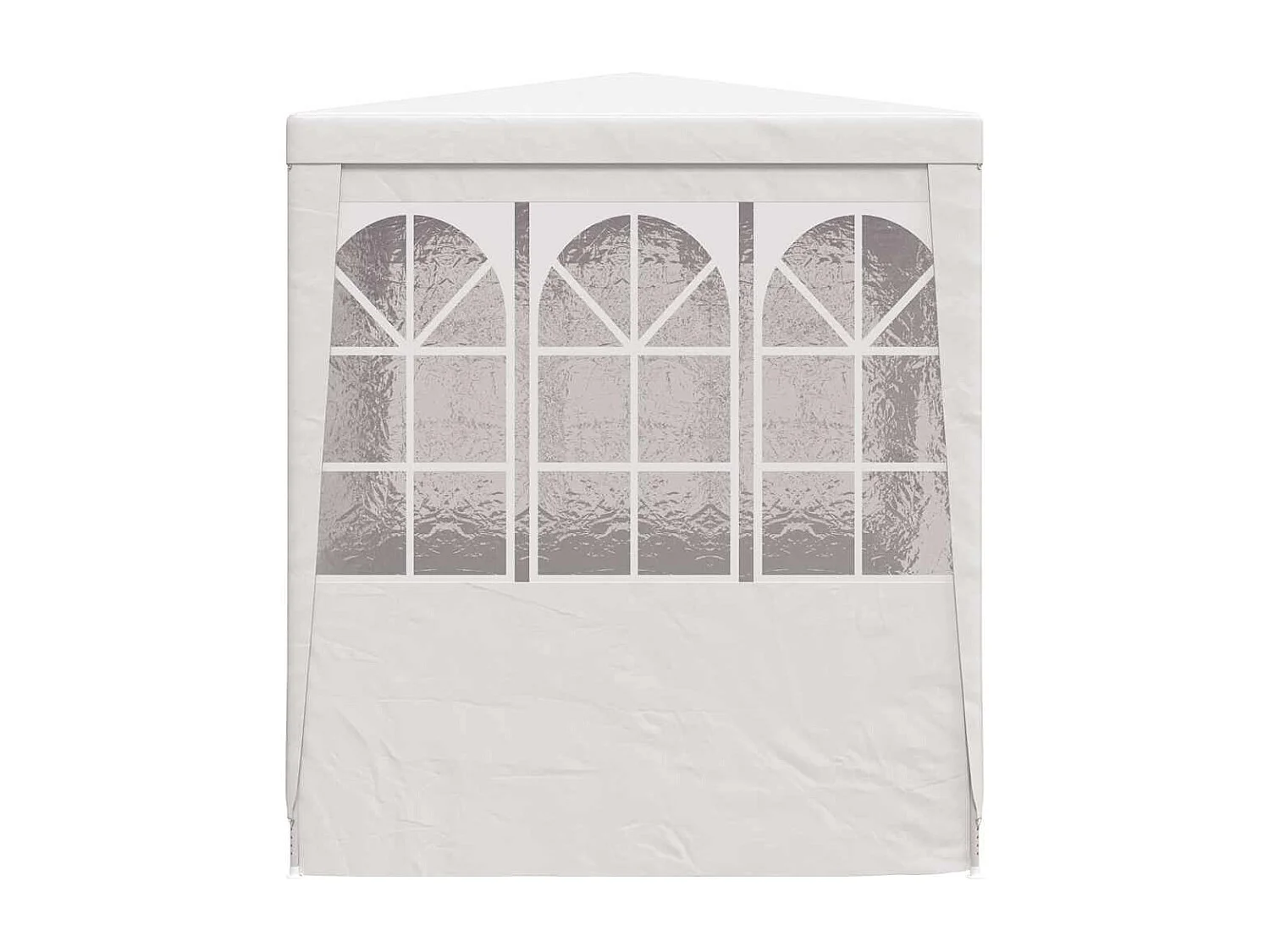 Carpa de recepción con paredes laterales 2,5x2,5m Blanco 90 g/m²