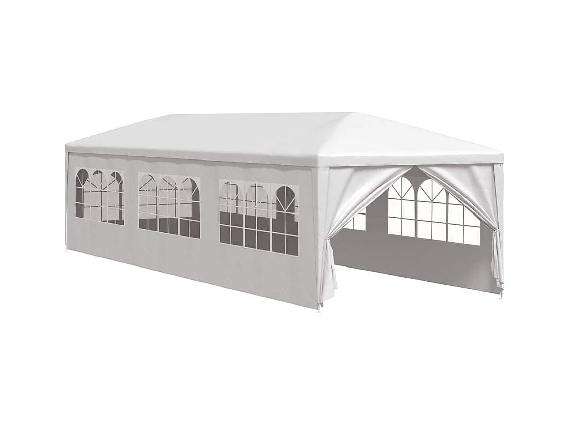 3x9 m weißes Empfangszelt