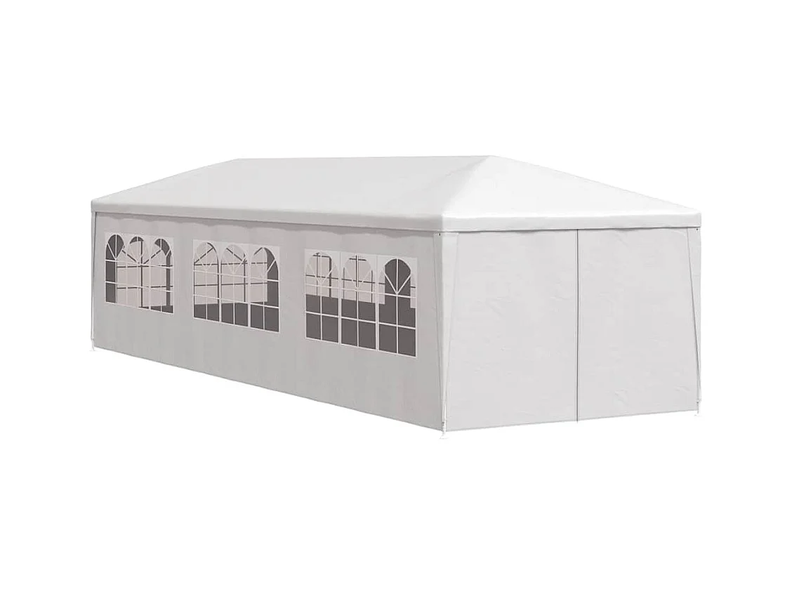 3x9 m weißes Empfangszelt