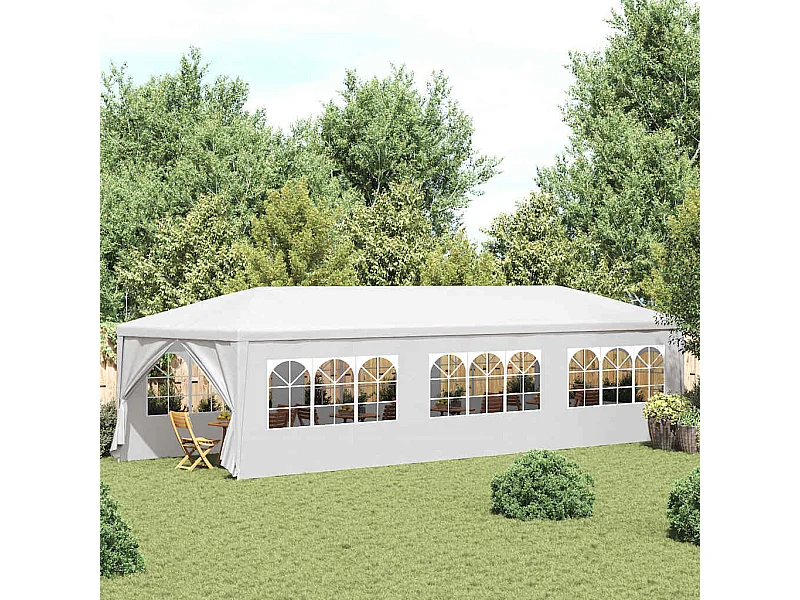 Tenda per ricevimenti bianca 3x9 m