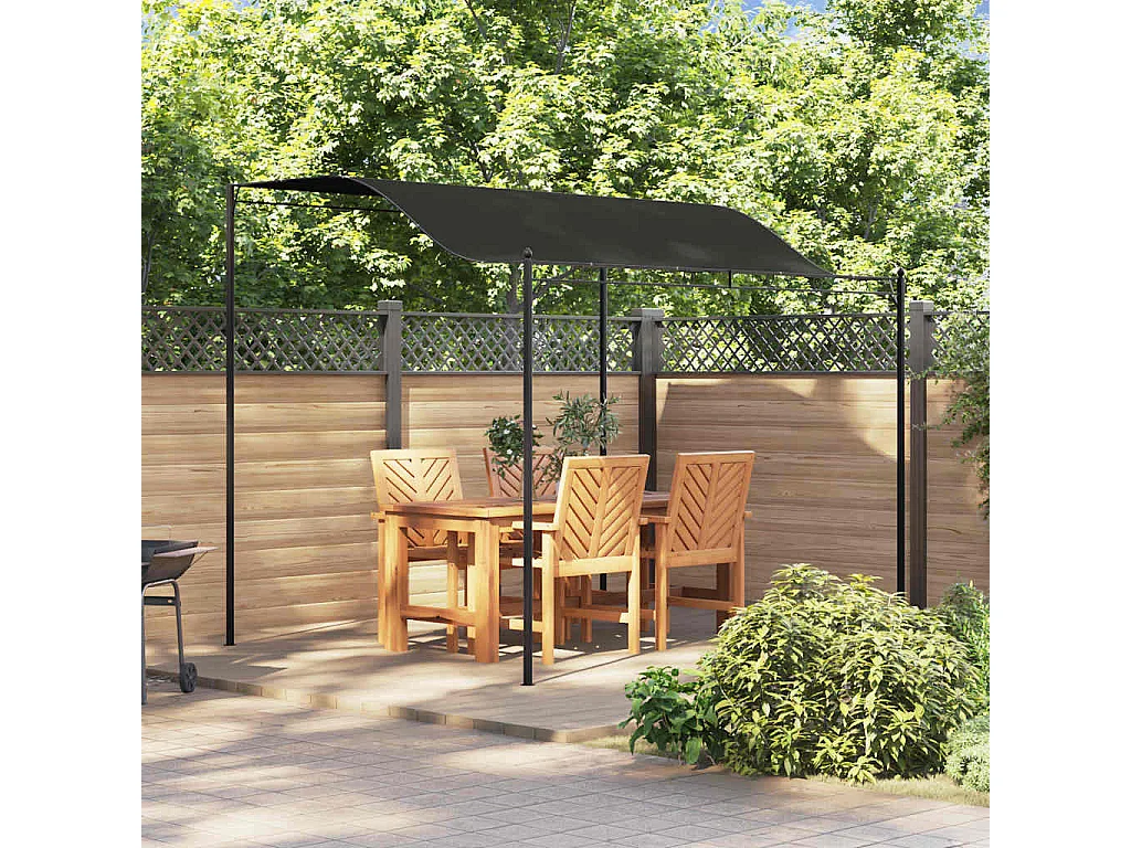 Toldo para sombrilla 3 x 2,4 m Antracita