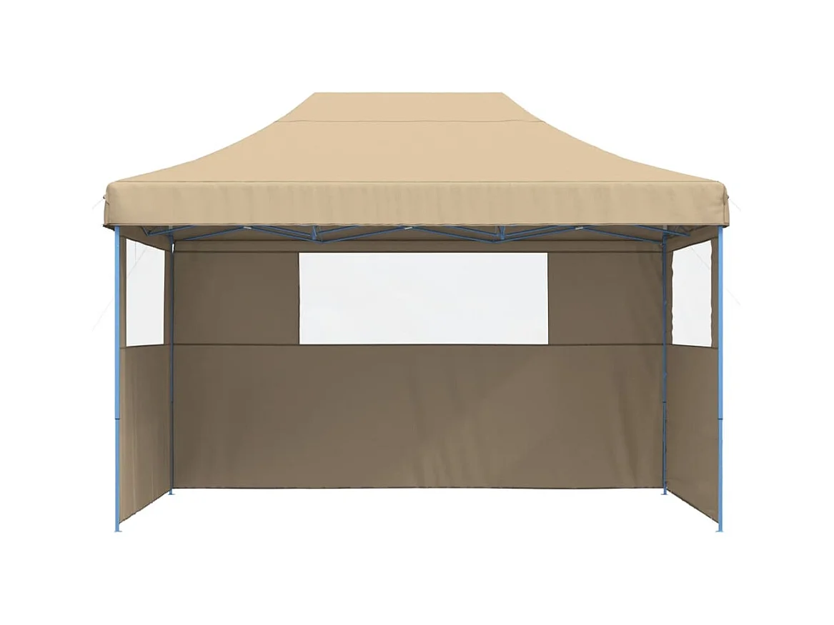 Carpa plegable para fiestas con 3 paredes laterales