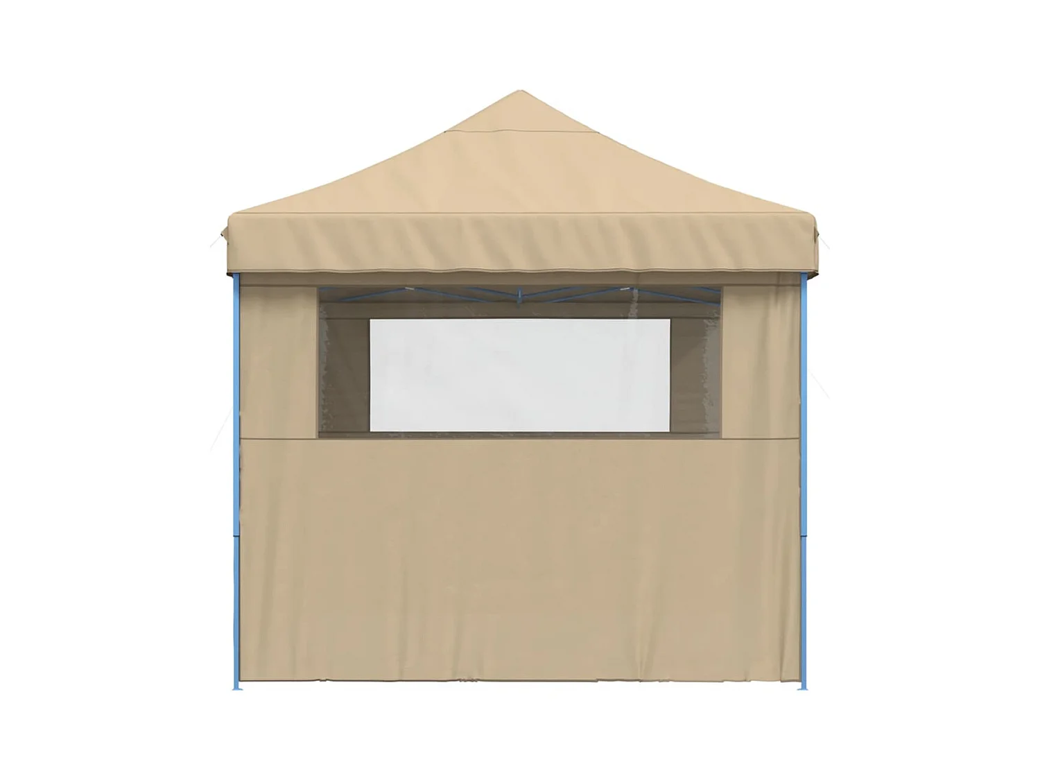 Carpa plegable para fiestas con 3 paredes laterales