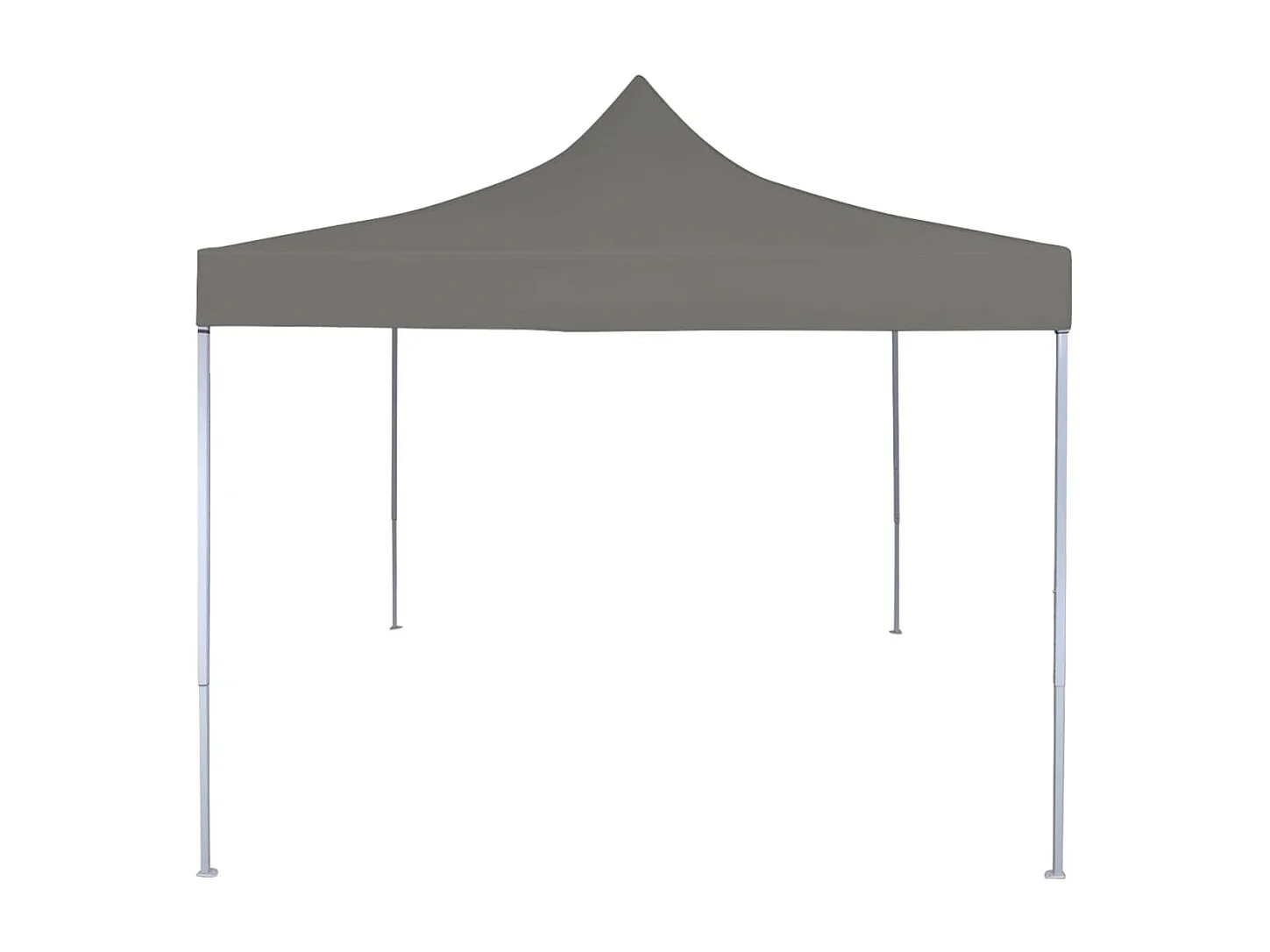 Carpa de recepción desplegable antracita de 3 x 3 m