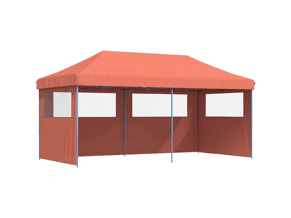 Tenda pieghevole pop-up per feste con 3 pareti laterali