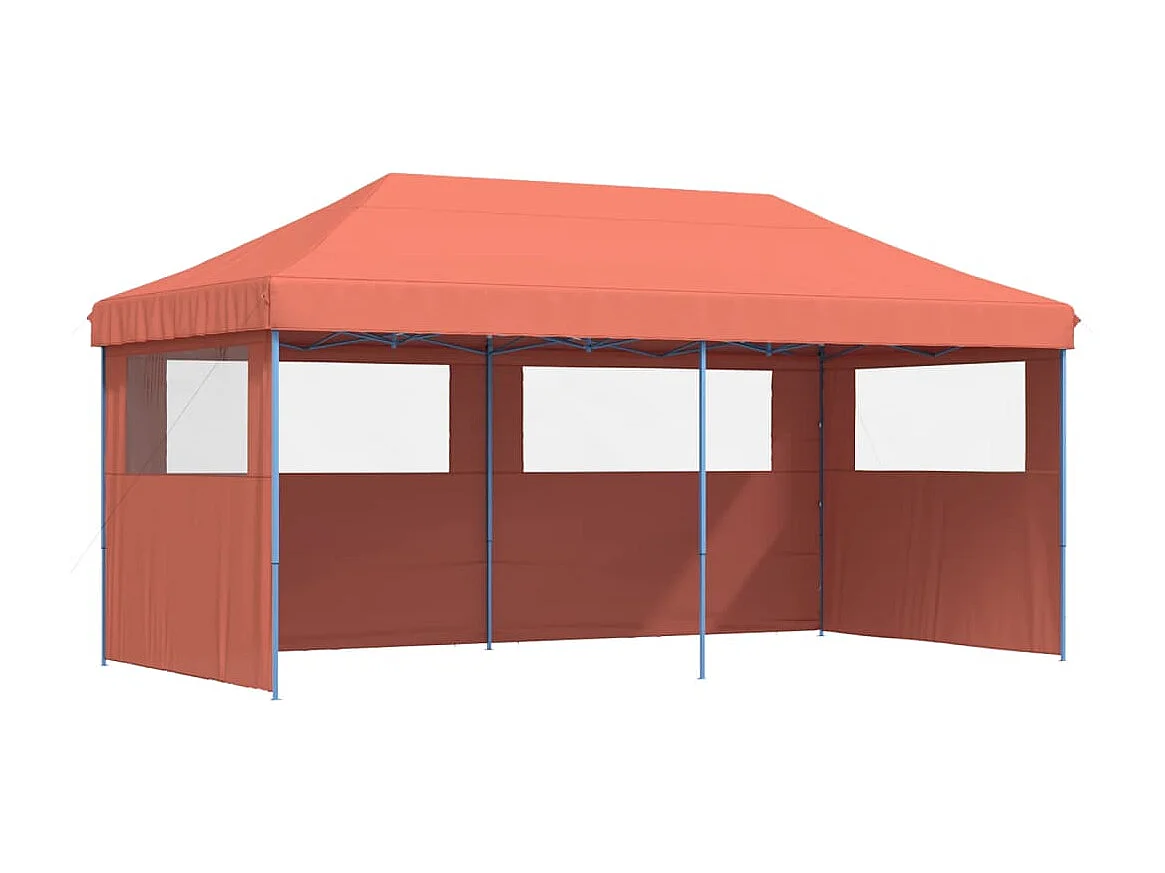 Carpa plegable para fiestas con 3 paredes laterales