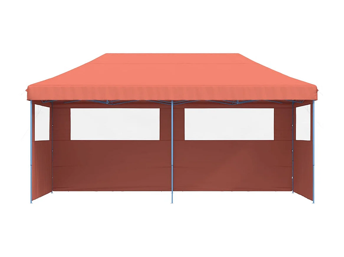 Carpa plegable para fiestas con 3 paredes laterales