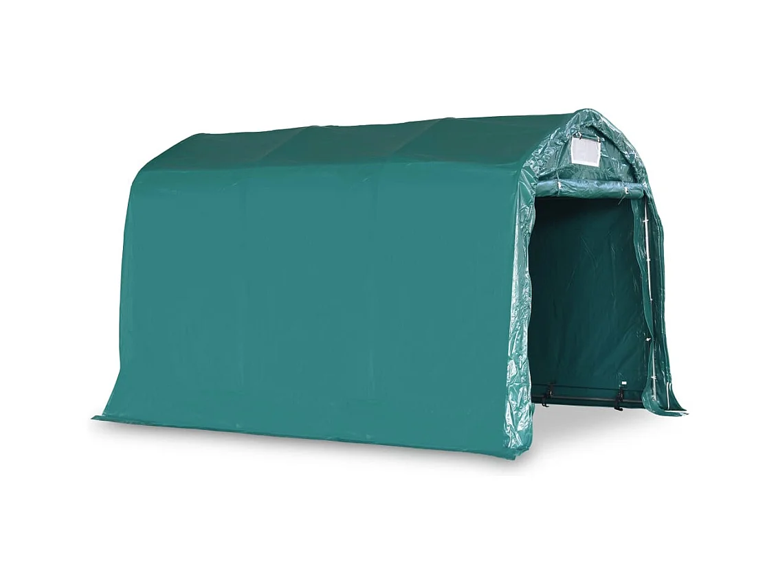 Carpa garaje PVC 2,4x3,6 m Verde
